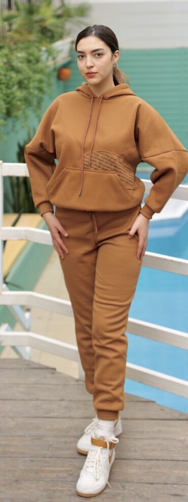 Jogging Molletonné Marron Chocolat
